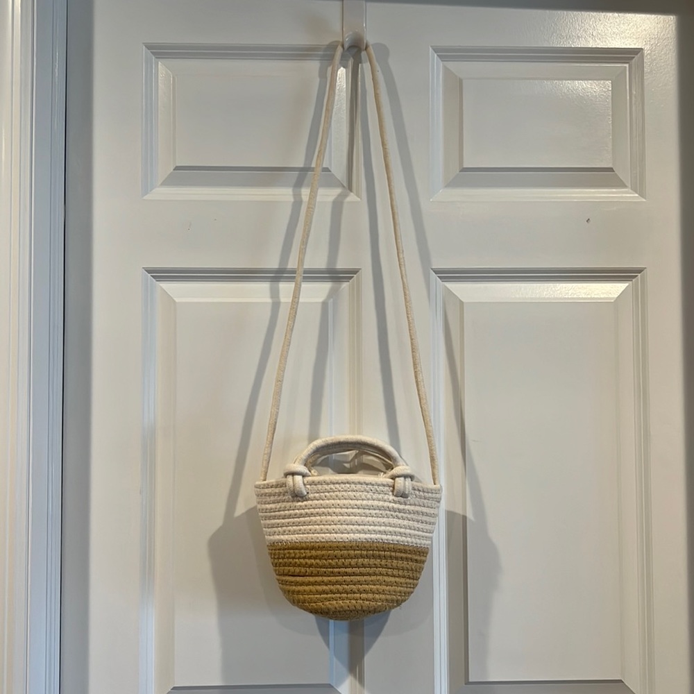 Brand New! GAP Mini Woven Rope Bucket Bag